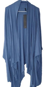 KEDEM SASSON Blue Cardigan Open Jacket Women's Plus Size 2X OS New With Tag - Picture 1 of 9
