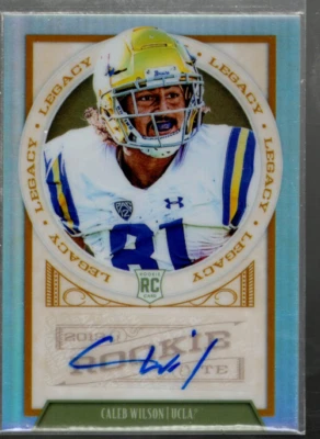 B2713- 2019 Panini Legacy Premium Penmanship #146 Caleb Wilson Auto - NM-MT - Image 1 of 2