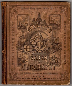 National Geographical Series, No. 3, by Francis McNally, 1855 1st Edition, Maps - Picture 1 of 5