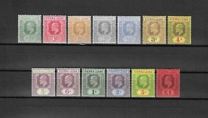 SIERRA LEONE 1907/12 SG 99/111 MINT - Picture 1 of 2