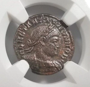 Constantine II Roman Empire BI Nummus AE3/4 NGC XF Ancient Epfig Hoard Pedigree - Picture 1 of 11