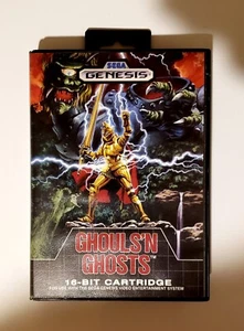 Ghouls 'n Ghosts (Sega Genesis, 1989) Cib Tested  - Picture 1 of 3