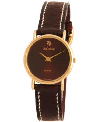 NEW SWISS PAUL PICOT GOLD PLATED QUARTZ WATCH 80'S - Image 1 of 4
