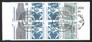 Germania Federale BDR 1993, libretto Michel 29 integro. USATI - Foto 1 di 2