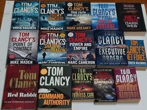 TOM CLANCY thriller books you choose & save on postage