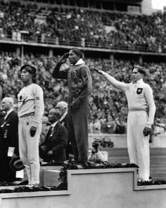 1936 Berlin Olympics JESSE OWENS Glossy 8x10 Photo USA Print Poster Gold Medal - Image 1 of 1