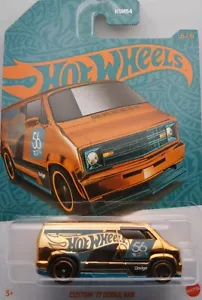 Hot Wheels Custom '77 Dodge Van 56 aniversario 2 6/6 2024 HVX09-ND510 Chase - Imagen 1 de 7