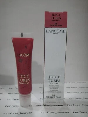 Lancome Juicy Tubes Original Ultra Shiny Hydrating Lip Gloss ~ 08 Tickled Pink ~ - Image 1 of 2