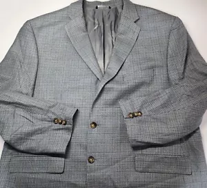 Ralph Ralph Lauren Herren Gr. 50R Seide/Wolle Blau/Grau Hahnentritt Blazer - Bild 1 von 16