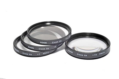49mm Macro Close-Up Filter Set +1 +2 +4 +10 for Digital & Film Cameras - Image 1 of 3