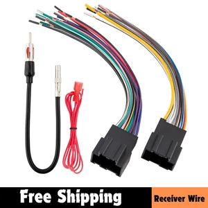 Radio Wiring Harness W/Antenna Adapter Compatible with 2006-2013 GM GMC Sierra C - Picture 1 of 13