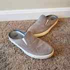 Johnston & Murphy Emilie Mule Casual Slip On Suede Leather Studded Taupe 9.5