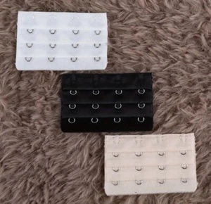 3er SET BH Verlängerung Erweiterung 4 Haken 75 mm x 50 mm Verschluss - Bild 1 von 8