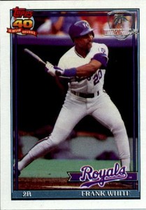 1991 Topps Desert Shield #352 Frank White 