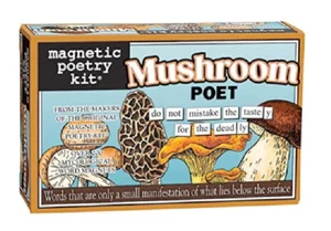 Magnetic Poetry Kit - Mushroom Poet - Picture 1 of 2