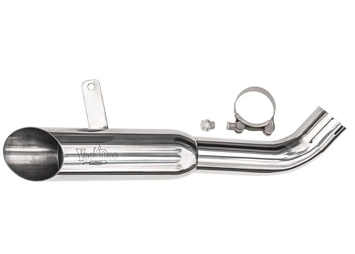 Escape de corrida VooDoo Shorty 2008-2016 Honda CBR 1000RR polido - Imagem 1 de 1