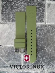New 22mm Victorinox Swiss Army Rubber Strap Green Maverick Diver Watch Band - Picture 1 of 6