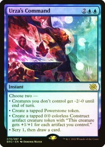 MTG FOIL Urza's Command Promo Pack The Brothers War  - Promo: Planeswalker - Picture 1 of 1