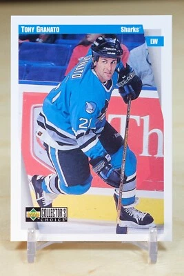 1997-98 UD Collector's Choice Base #218 Tony Granato - San Jose Sharks - Image 1 of 2