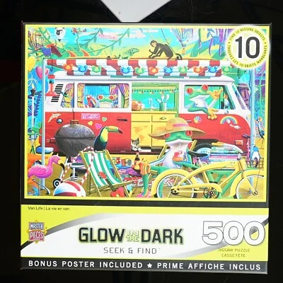 Seek & Find “10 Things Van Life” 1000pc Jigsaw Puzzle – Scavenger Hunt Complete - Image 1 of 4