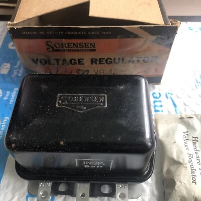 1940-41-42 CHRYSLER PLYMOUTH DESOTO REGULADOR DE VOLTAJE EN CAJA AL 150 Foto 1 de 4