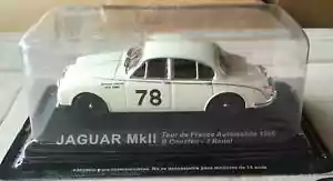 DIE CAST ""JAGUAR MKII TOUR DE FRANCE AUTOMOBILE - 1960"" RALLY DEA 1/43 SCALE - Picture 1 of 1