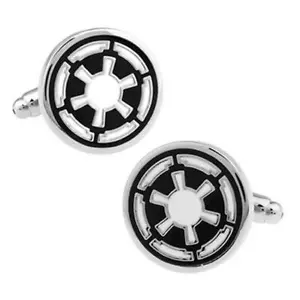 GALACTIC EMPIRE EMBLEM CUFFLINKS Star Wars Movie Fan Sci Fi NEW with GIFT BAG