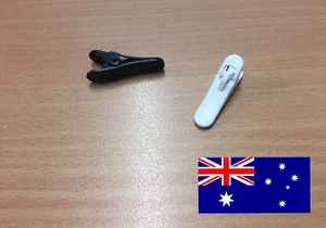 Cable Wire Clip Handsfree For Headphone Earphone Headset Label - White / Black - Picture 1 of 9
