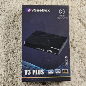 NIB vSeeBox V3 Plus Smart Media Player 8K Ultra High-Definition - HDMI Unopened - Picture 1 of 19