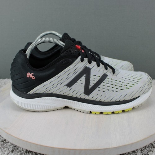 Scarpe da corsa New Balance 860v10 uomo taglia 9 nero grigio stabilità atletica