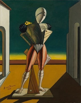 Giorgio de Chirico : Troubadour : Metaphysical Art Print 1917 - Image 1 of 2