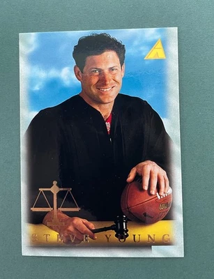 1995 Pinnacle Football Steve Young #192 HOF San Francisco 49ers - Image 1 of 2