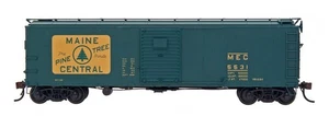 Maine Central X-29 40' Box Car HO Red Caboose #5444 - Picture 1 of 1
