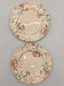 "Juego de 2 platos de pan y mantequilla Johnson Brothers LYNTON 6 1/8"" florales Inglaterra" - Imagen 1 de 7