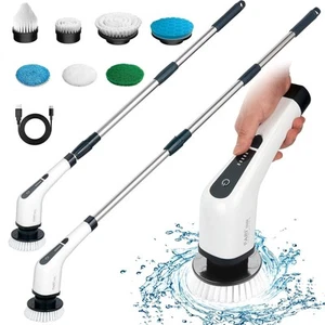 Electric Spin Scrubber, Cordless Cleaning Brush with 7 Replaceable Brush Head... - Picture 1 of 7