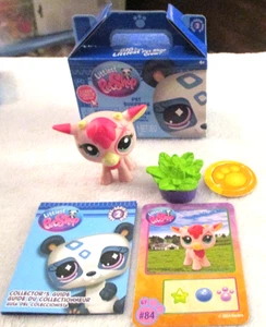 Littlest Pet Shop LPS Blind Box Mystery Pet Series 2 G7 #84 Pink Goat &Plant NEW - Picture 1 of 4