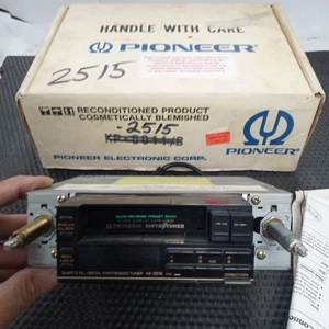VTG Analog Pioneer KE-2515 Cassette Car Stereo Japan FM/AM Tuner SuperTuner - Picture 1 of 7