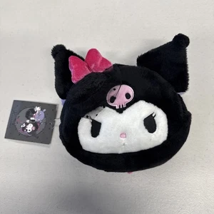 SANRIO Kuromi & Baku Boa-Beutel in Gesichtsform (Kuromi Wahnvater) 133884 - Bild 1 von 6