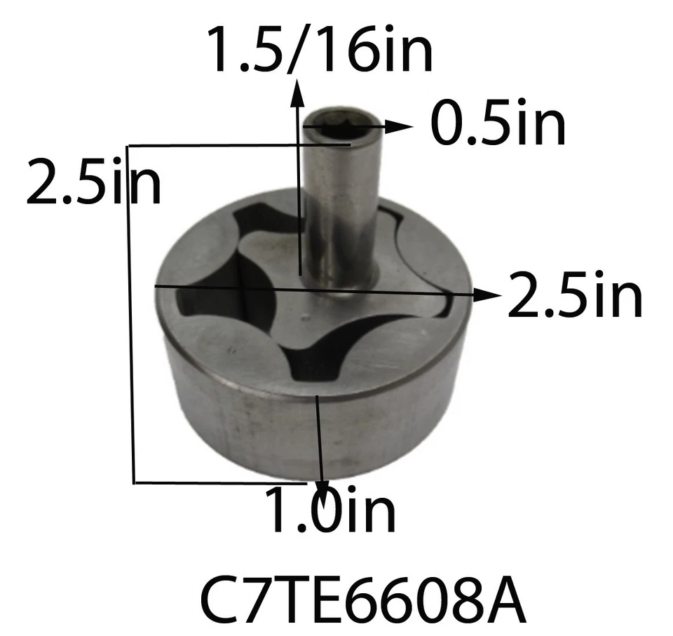 Kit de bomba de aceite del motor C7TE-6608-A 1968 camioneta Ford F250 Fairlane Torino Galaxie LTD Foto 1 de 4
