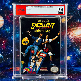 Bill & Ted's Excellent Video Game Adventure &bull; PSA 9.4 A+ &bull; Nintendo NES
