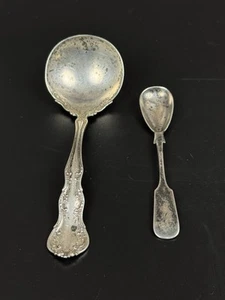 Antique STERLING SILVER Serving Ladle Soup Spoon PAT.1899 - Picture 1 of 9