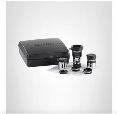 Celestron AstroMaster 8-Piece Eyepiece & Filter Kit – Telescope Accessories - Image 1 of 4