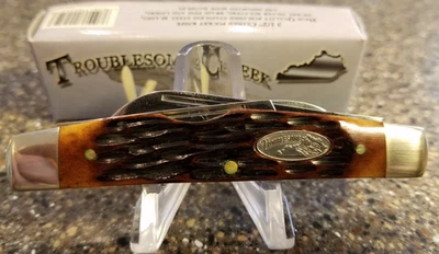 Troublesome Creek 118ASC, Congress Brown Jigged Bone, 3-1/2", 4-Blds, 4-Springs