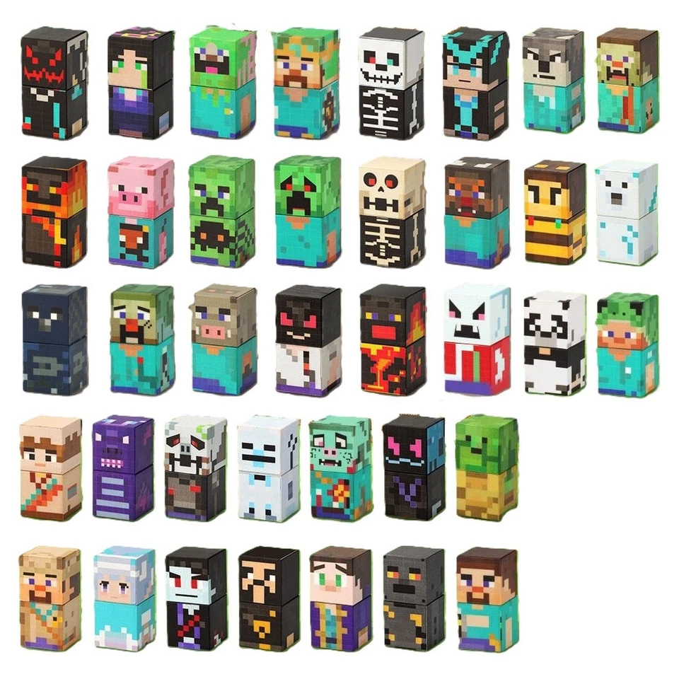 18/20/38pcs Minecraft Character Magnetic Blocks - Image 1 of 1