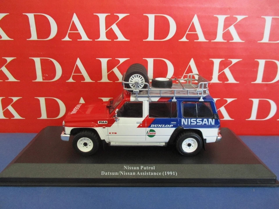 Die cast 1/43 Modellino Auto Nissan Patrol Datsun-Nissan Assistenza Rally 1991 - Immagine 1 di 4