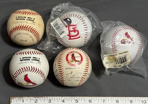 Lot 5 vintage ST. LOUIS CARDINALS Baseball SOUVENIR BASEBALL signed Official - Picture 1 of 15