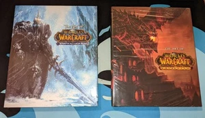 World of Warcraft Collectors Edition Art Books - Lich King, Cataclysm NEW/SEALED - Picture 1 of 2