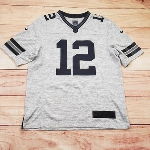 Green Bay Packers Football Jersey Mens Medium Gray NFL Nike Aaron Rodgers 12 - Picture 1 of 11