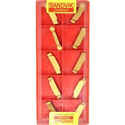 10 SANDVIK N123H2-500-RM Grade 4125 CNC Lathe Carbide Profiling Inserts - Image 1 of 4