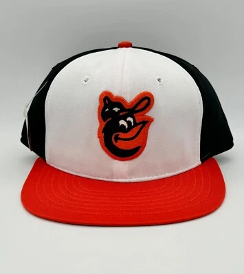 Baltimore Orioles Roman Pro MLB Baseball Vtg 90s USA Fitted Sports Hat Cap 6 7/8 - Image 1 of 4